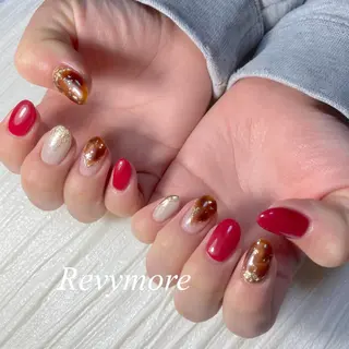 ミディアム ネイル nail salon Revymoreのネイルデザイン