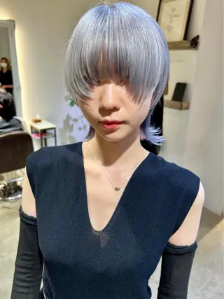 ミディアム 【ロングウルフカット 姫カット】伊藤裕哉のヘアスタイル
