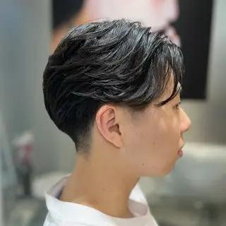 パーマ メンズ 【メンズ特化⚡️】 曲がる矯正/千原涼麻のヘアスタイル