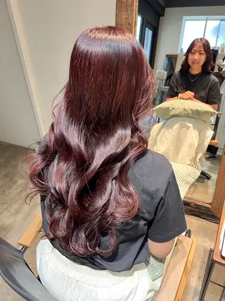 ロング カラー 野々村 朋美のヘアスタイル