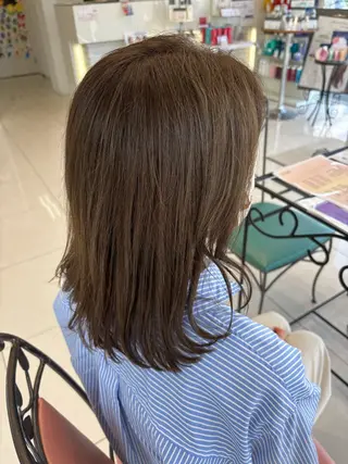 ミディアム カラー 下四日市 翠のヘアスタイル