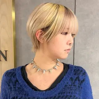 ショート カラー 色気/ボブ/ショート Genkiのヘアスタイル