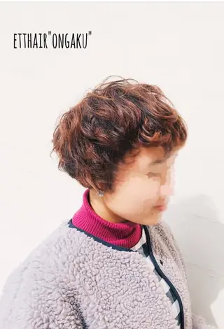 ショート カラー 公庄　グジョウ 　隆　　タカシのヘアスタイル