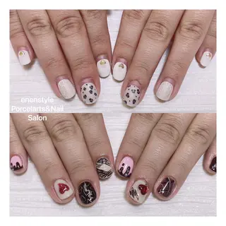 ショート ネイル 👑enen style👑のネイルデザイン