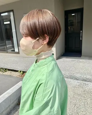 ショート HEDI　美谷添 貫太のヘアスタイル