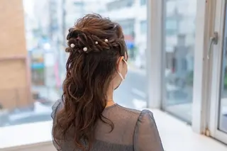 ロング ヘアアレンジ Lazo/ 原弥和子のヘアスタイル