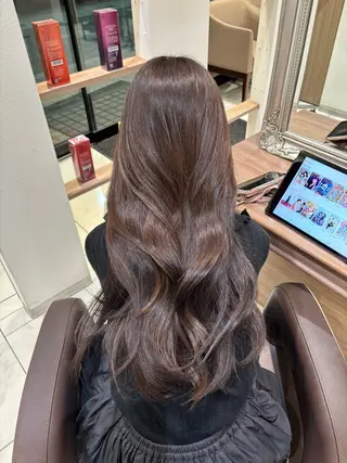 ロング 🇰🇷韓国スタイル |カラー🎀mikuのヘアスタイル