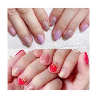 ミディアム ネイル 👑enen style👑のネイルデザイン