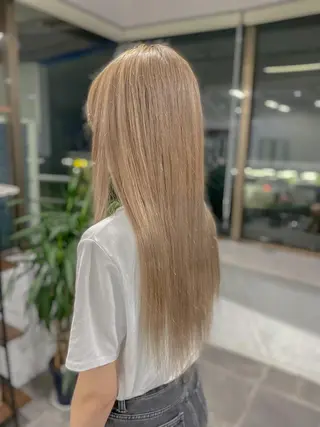 ロング ✨ブリーチなしカラー ×髪質改善✨松村 潤のヘアスタイル