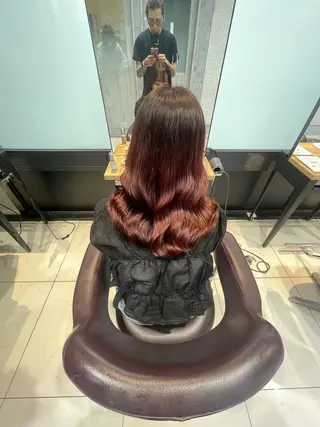 ロング カラー パーマ 💥メンズパーマ特化 💥店長TERUKIのヘアスタイル