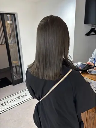 ロング カラー 宮﨑 青空のヘアスタイル