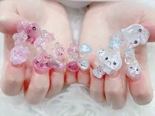 ネイル MoMoA Nail ネイル長さ出し専門店のネイルデザイン