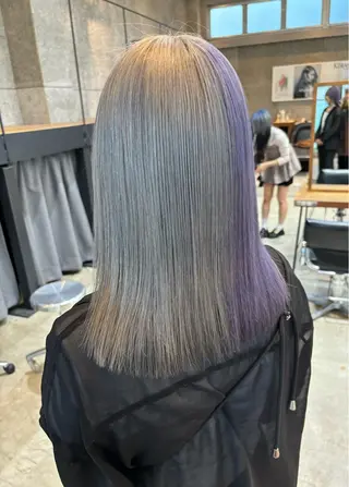 ミディアム カラー ヘアアレンジ 押切 響　のヘアスタイル