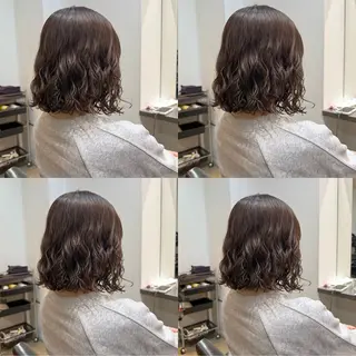 ミディアム 🌿朝5分でお洒落 パーマスタイル🌿のヘアスタイル