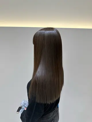 ロング 縮毛矯正特化 k-two土田陸登のヘアスタイル