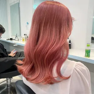 セミロング カラー 【美髪矯正/絹髪】 🎀hinano🎀のヘアスタイル