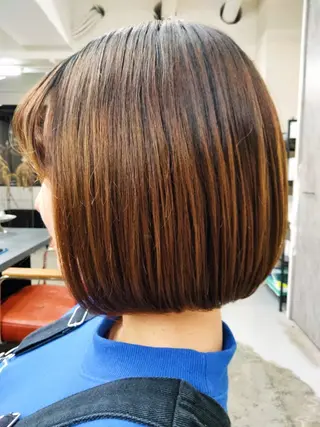 ショート nico麻生　長谷川 裕月のヘアスタイル