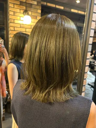 ミディアム カラー 【透明感カラー】 harunaのヘアスタイル