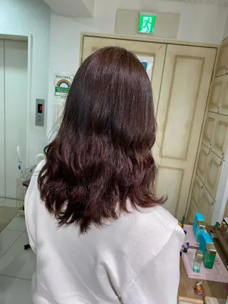 セミロング ヘアアレンジ 透明感カラー 古山 結季🌙🖤のヘアスタイル