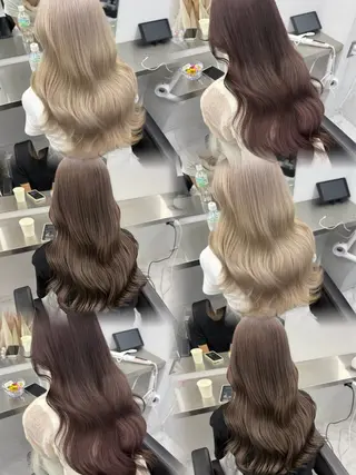 ロング うる艶🫧寒色カラー 💜🦋🫧ミズキのヘアスタイル