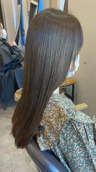 セミロング カラー ボブ/髪質改善/ soiナカジママドリのヘアスタイル