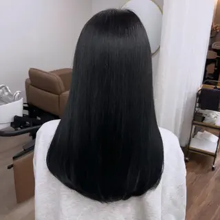 セミロング カラー 広島韓国ヘア♡ たかみのヘアスタイル