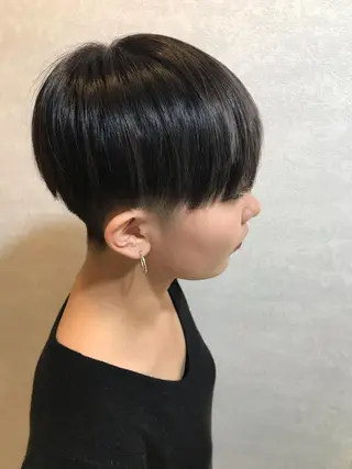 ショート 🧡色落ちまで2度綺 麗なカラー🧡ヨシキのヘアスタイル
