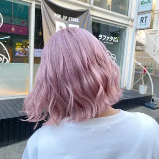ミディアム 🤍ムラ修正ブリーチ 🤍原宿/YUUのヘアスタイル