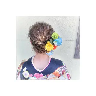 ヘアアレンジ 菊池 栄里奈のヘアスタイル