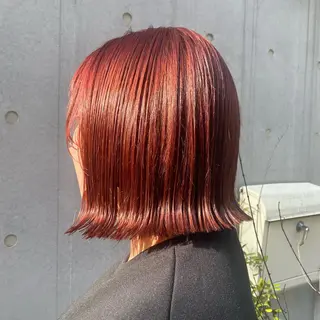 ミディアム カラー 🪭risa 暖色/レイヤー🪭のヘアスタイル