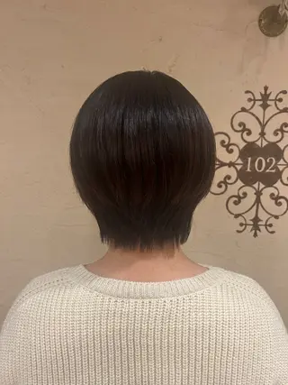 ショート 青山 月香のヘアスタイル