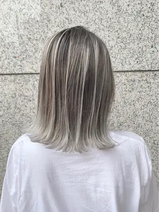 ミディアム 平尾 拓也のヘアスタイル
