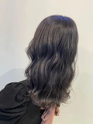 セミロング カラー 極艶透明感カラー🐰 髪質改善/出雲つぐみのヘアスタイル