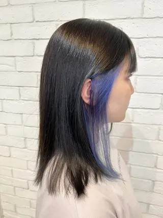 ミディアム カラーアンドケアリタ kitamuuuのヘアスタイル