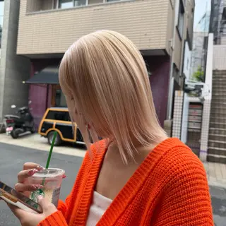 ショート ⚜️ブリーチ× 透明感✨Hayatoのヘアスタイル