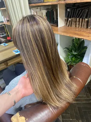 ロング 🌈ブリーチ コーンロウ🌈ENOのヘアスタイル