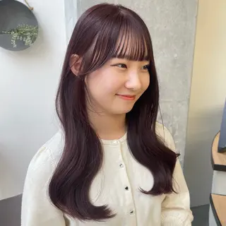 カラー 🫧あやね/カットモ デル/仙台美容室🫧のヘアスタイル