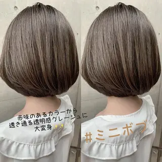 ショート カラー box mico. mutsumiのヘアスタイル
