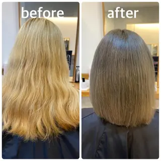 ショート カラー エイト ウメダのヘアスタイル