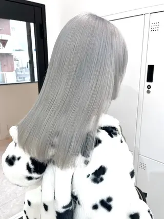 ロング カラー ☁️かずき☁️青.紫 推し活カラー💫のヘアスタイル