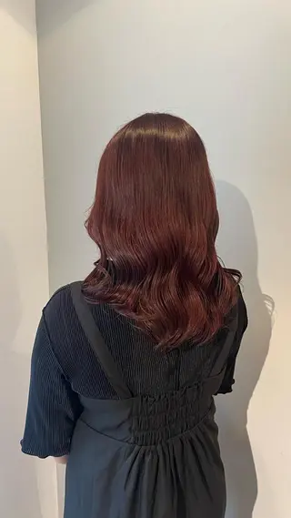 ロング カラー ミディアムレイヤー/ 艶カラー🎀　emiのヘアスタイル