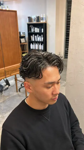 ショート カラー パーマ メンズ特化🔥 RYOSUKEのヘアスタイル