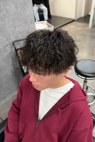 パーマ シャドウパーマ/立川 メンズ/コタロウのヘアスタイル