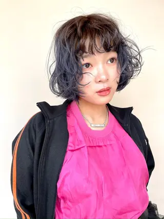 ショート パーマ イラブ ちかのヘアスタイル
