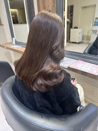 ロング カラー さら艶レイヤーカット 🩶Suzuneのヘアスタイル
