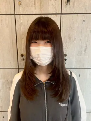 ロング カラー ♡ナナコ♡ レイヤー/艶髪のヘアスタイル