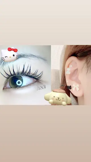 マツエク・マツパ Ａ&Ｅ所属・西岡 /マツエク/束感🎀のマツエク・マツパデザイン