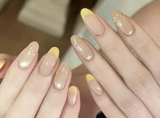 ネイル By moonネイル 🌷ワンホン/韓国風のネイルデザイン