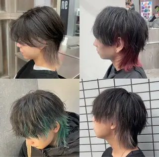 カラー メンズ メンズパーマ専門 /縦落ち/渋谷駅近のヘアスタイル