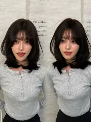 カラー 本場韓国ヘア特化 아이비/Aibiのヘアスタイル